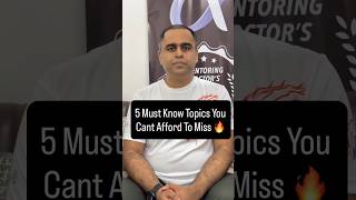 5 Must Know Topics - PSM - by Dr. Siddharth Mishra ! You can't afford to Miss !!