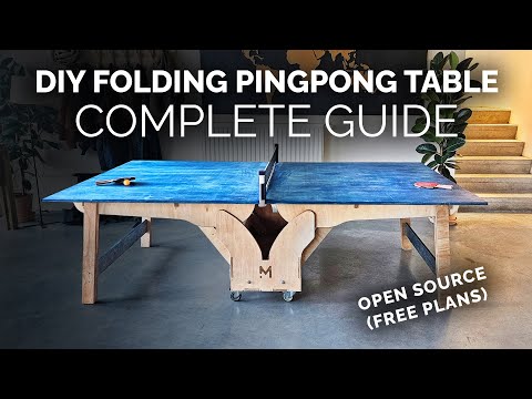 How to Build a Ping Pong Table | Open Source CNC project (Complete Guide)