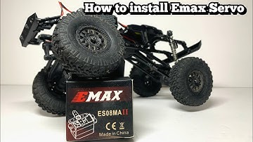 How to install Axial Scx24 Emax Steering Servo