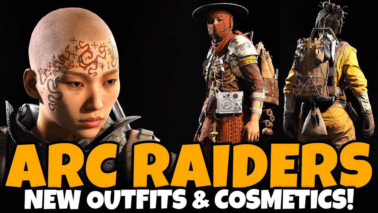 ARC Raiders - NEW OUTFITS & COSMETICS - Macrame, Snake Tattoo, Farmer ...