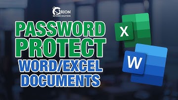 How To Password Protect Word Documents And Excel Spreadsheets