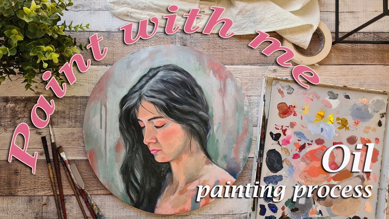 My first Paint With Me! oil painting process - YouTube