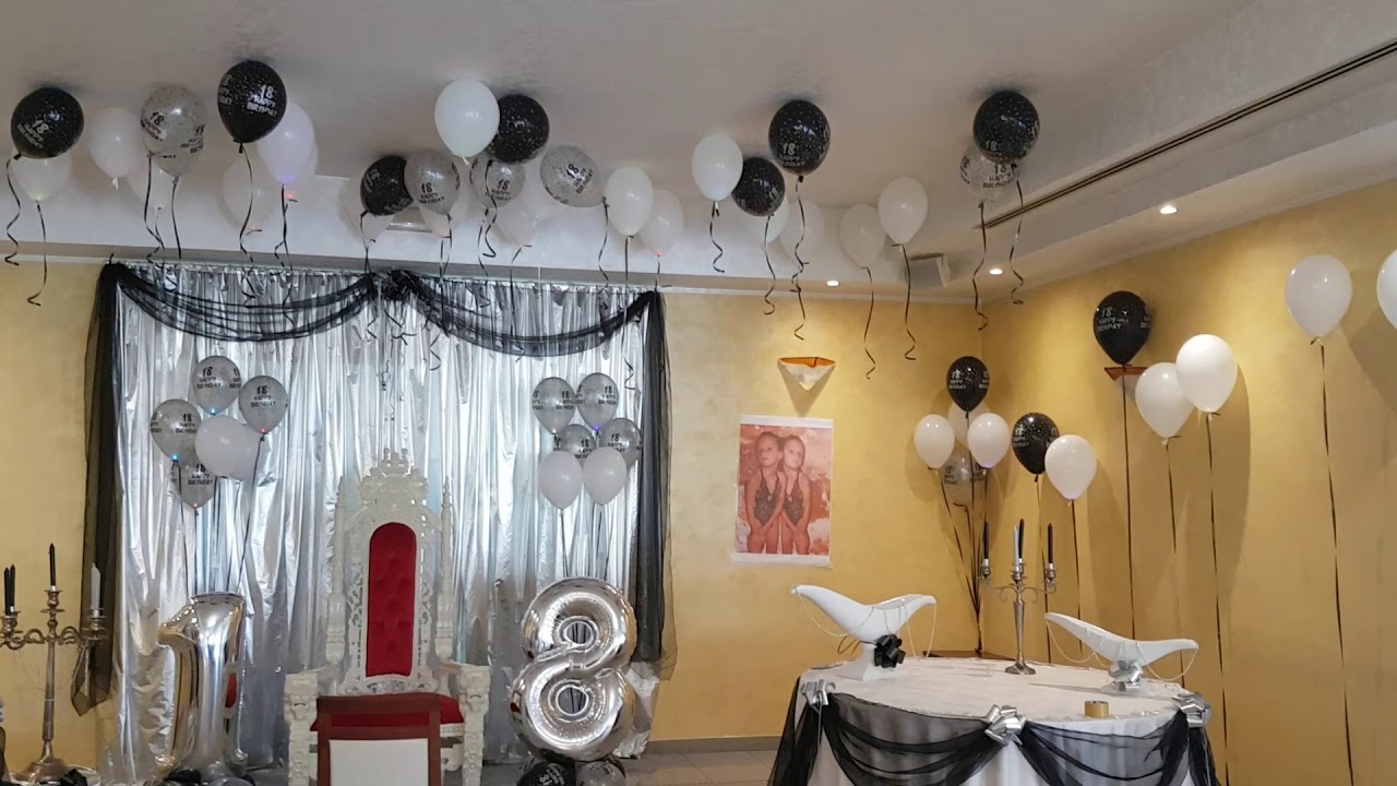 Allestimento 18 Compleanno Palloncini Vercelli Balloonstorevc Vercelli