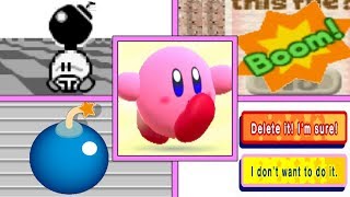 Evolution Of DELETING SAVE FILES In Kirby Games (1993-2018) NES, GBA, Nintendo DS, Switch & More!