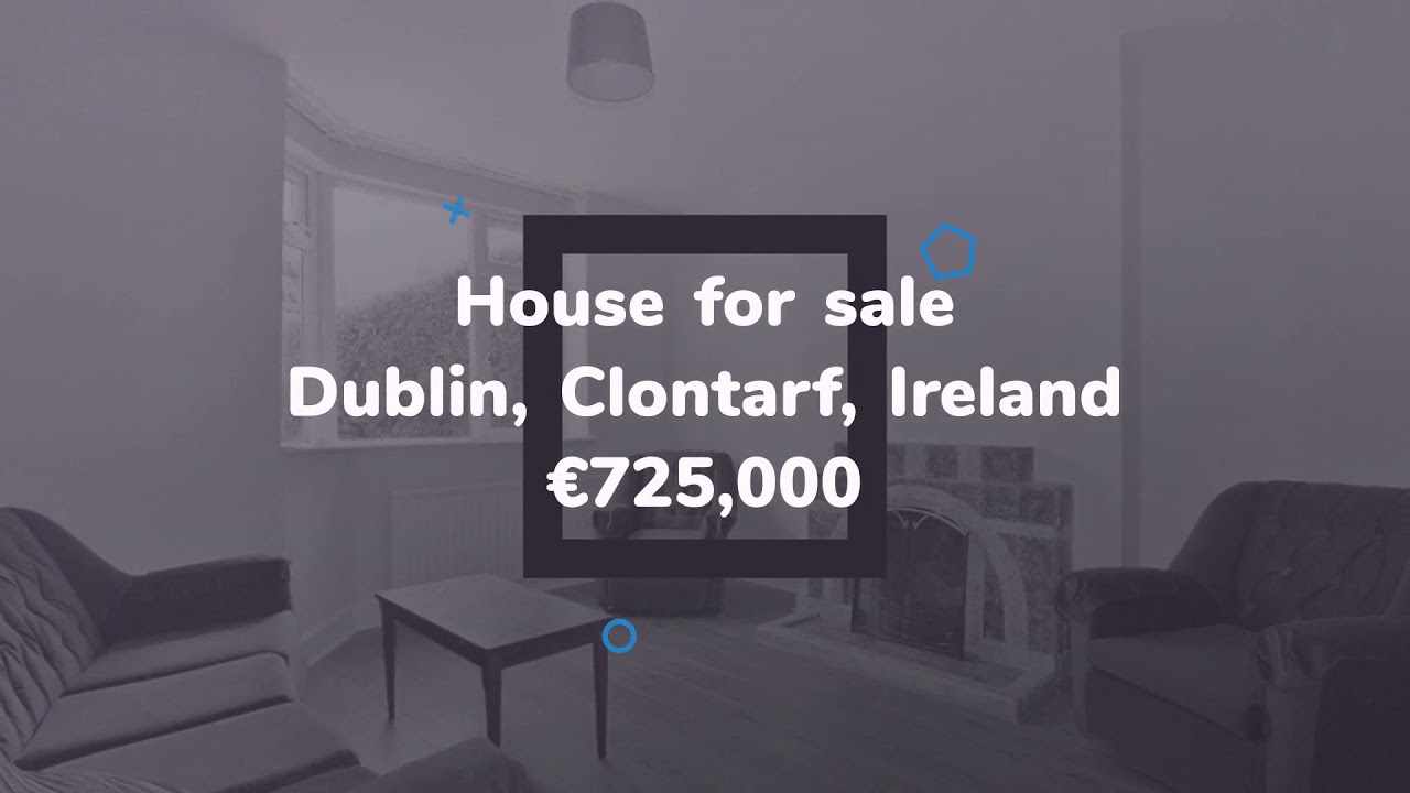 House for sale in Dublin, Clontarf, €725,000 YouTube