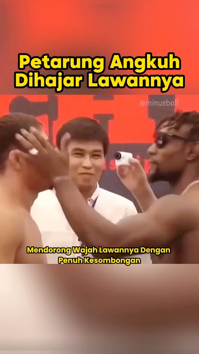 Petarung Sombong Ini Dihajar Lawannya #shorts