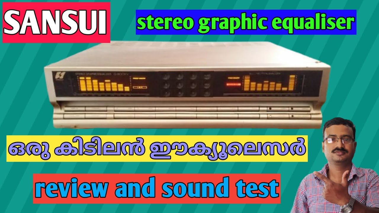 sansui Ｇー900XV best stereo equaliser Sansui stereo equaliser g900xv review and