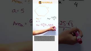 Calculate Hexagon Area: Geometry Problem Solved #Math #RegularPolygons-Advanced #RegularHexagons