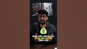 Make $1000 Selling Notion Templates #shorts