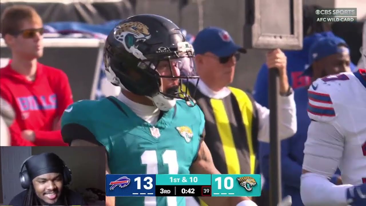 Реакция T0xicRo на основные моменты матча «Баффало Биллс» — «Джексонвилл Джагуарс» | Раунд плей-о...