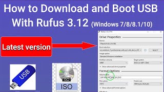 new releases rufus 3.12 download and boot usb  / latest version |windows 7/8/8.1/10  | vteach24