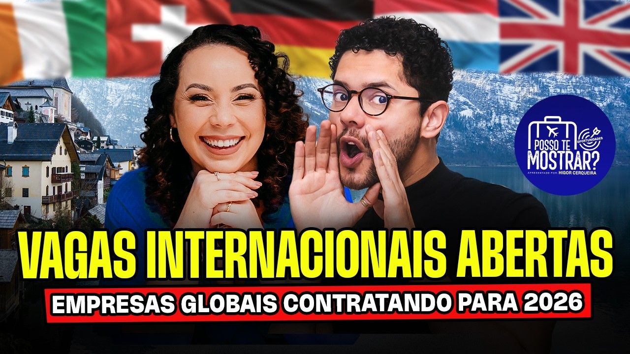 Vagas Internacionais para Começar 2026 - YouTube