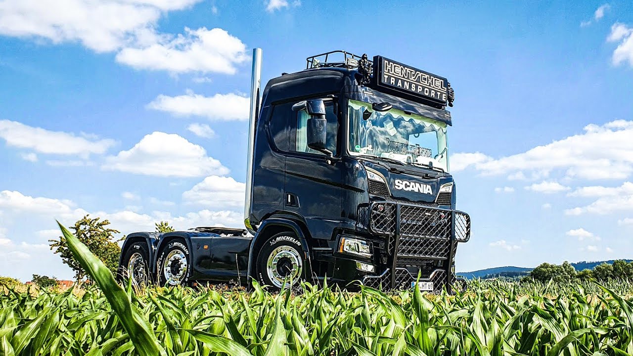 🤩😳Hentschel Transporte - Truck Porn  Truckerspotter Germany