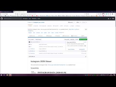 Instagram JSON / Backup Viewer