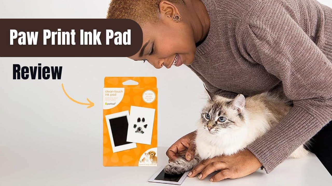 Create Lasting Memories with the Pearhead Paw Print Clean Touch Ink Pad ...