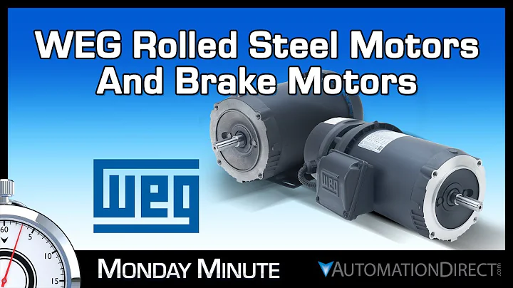 WEG Rolled Steel Motors & Brake Motors from AutomationDirect