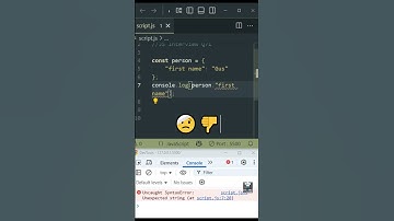 JS interview Q71:Dot notation works... Until it DOES NOT😲🛑 #javascriptinterview #coding #devshorts