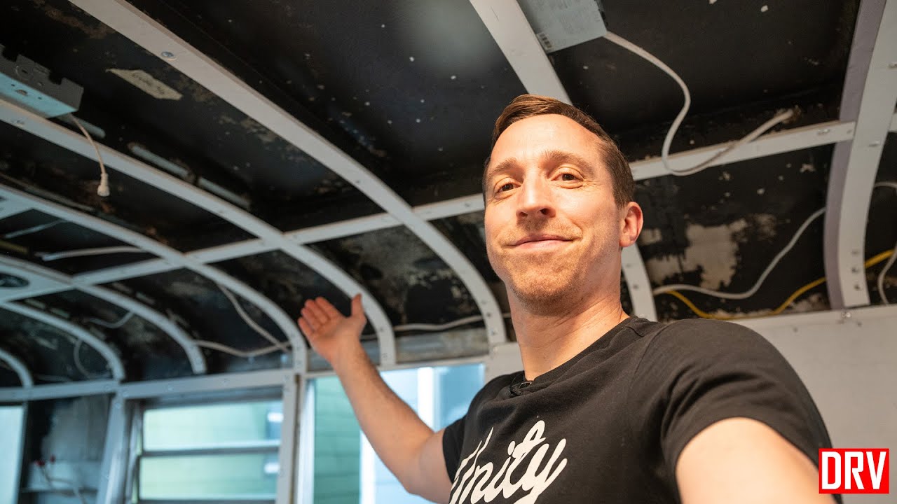 Installing PVC Furring Strips in Our Vintage Camper Trailer | E29