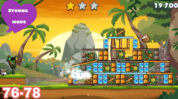 Catapult Quest Strong Mode Stage 76-78 | Android gameplay | gamerzreina