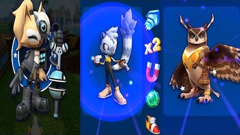 SONIC DASH NEW CHARACTER WHISPER VS TANGLE VS Longclaw New Update Gameplay HD