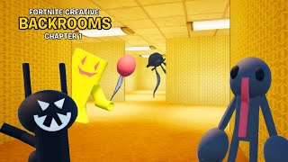 Full play through of my (WIP) Fortnite Creative Backrooms Chapter 1 map