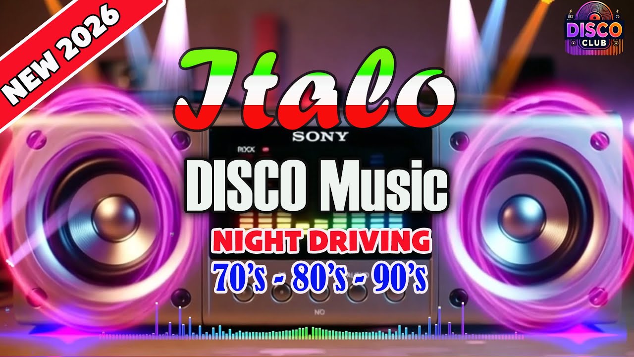 Driving Music Italo Disco |80s Love Disco Collection 💖 Romantic Euro Classics