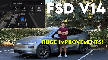 Full Self Driving v14 in 2026 the Model Y Juniper | HUGE Improvements!