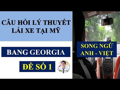 Video Đề thi Lý Thuyết lái xe tại Mỹ bang Georgia 2021 - Đề... - youtube