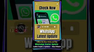WhatsApp Latest 3 Updates | Must Watch All | Update Now #whatsapp #update screenshot 4