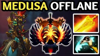 🔥 MEDUSA OFFLANE — UNSTOPPABLE SCALE, STONE, MANA TANK | DOTA 2 🔥