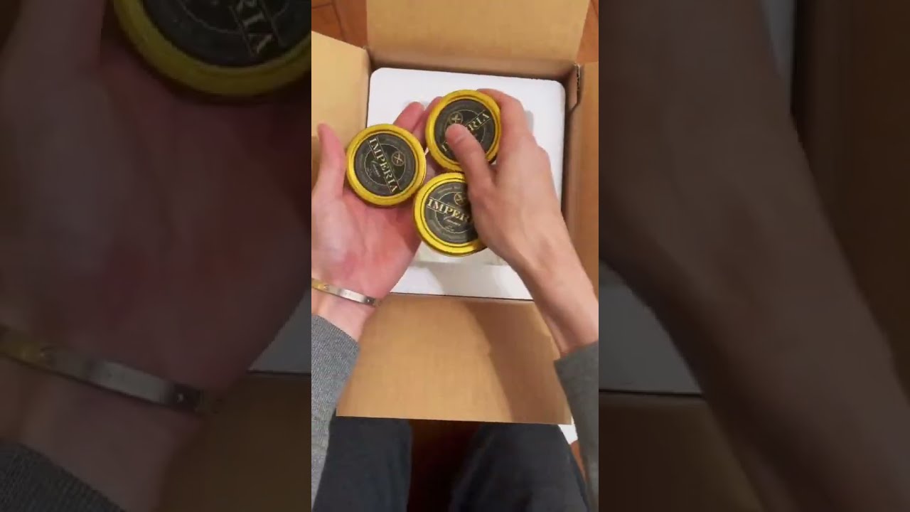 Caviar unboxing experience with Imperia Caviar