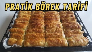 PUL PUL DÖKÜLEN BÖREK TARİFİ✅YUFKA AÇAMAYANLAR BU BÖREĞİN YAPIMINA ŞAŞIRACAKPRATİK BÖREK YAPIMI  ✌