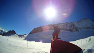 AEE MagiCam SD21: Summer snowboarding