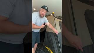 The real test isn’t setting up the tent. It’s getting it back in the bag. #camping #campingtents