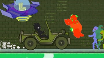 The Sewer Chapter 6 Underpassage Level 16-20 Stickman Zombie Shooter android game