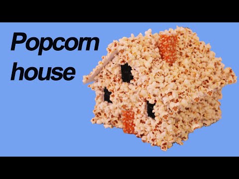 BU NASIL EV? |POPCORN HOUSE| PATLAMIŞ MISIRLAR İLE MAKET-MİNYATÜR EV YAPIMI