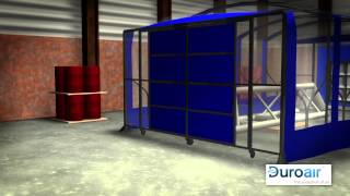 Duroair Retractable Industrial Cleanroom