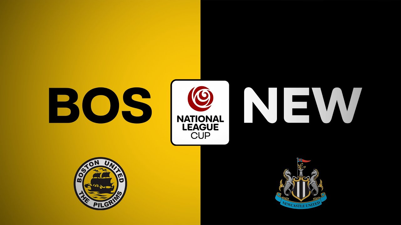 Boston United 1-3 Newcastle United PL2 | National League Cup highlights | 8 October 2025
