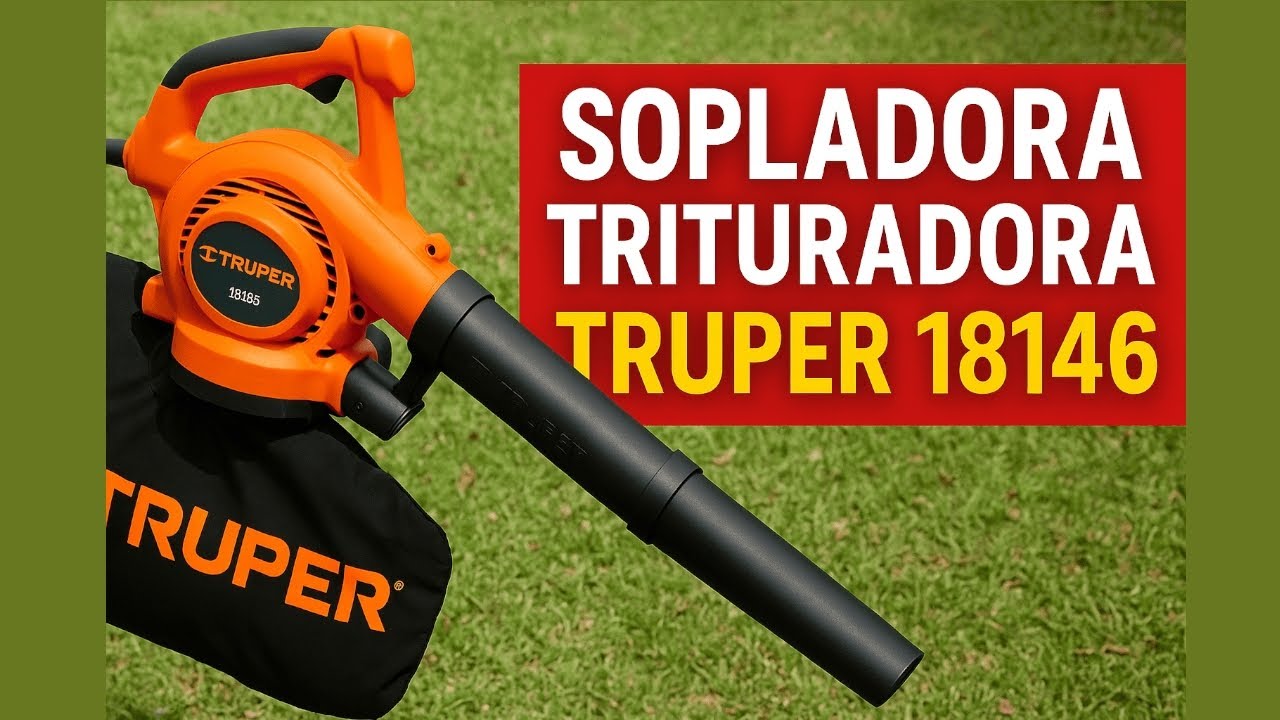 ¿Cómo armar una sopladora trituradora Truper? - 18146 - SOPLA-1440