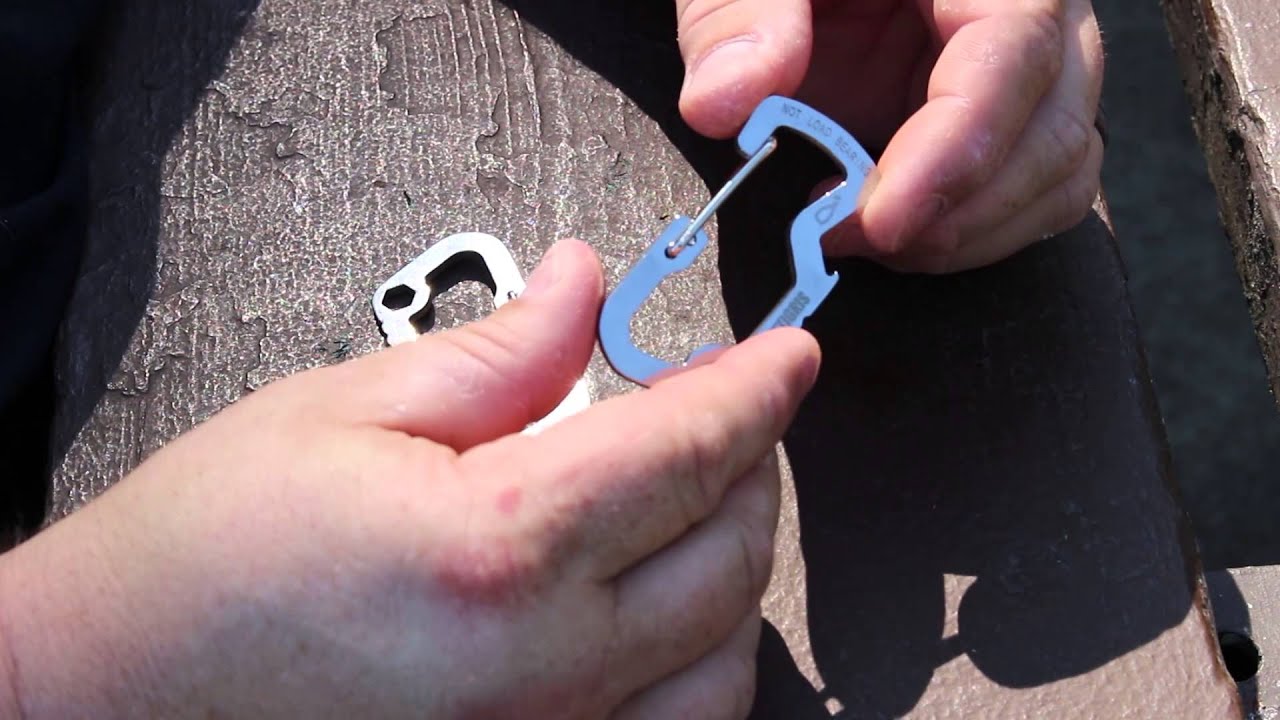 OneTigris EDC Key Chain Carabiner Bottle Opener