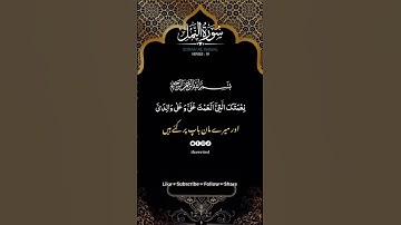 Surat-ul-Namal | سورة النمل | Verse 19 #india #qurantranlation #tiktok #tiktokvideo #quran