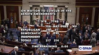 U.S. House PASSES Government Funding Bill to End Partial Government Shutdown