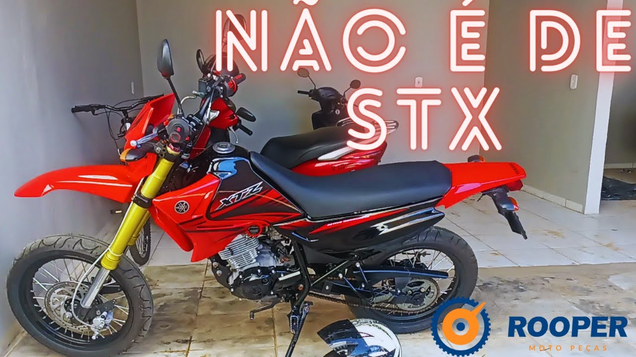 Xtz 135 supermotard com suspensão invertida e disco de Lander com