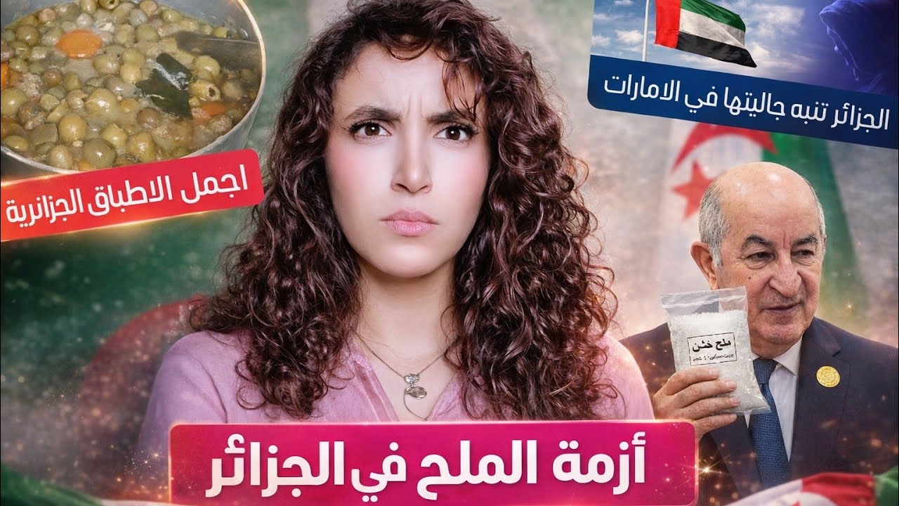 الجزائر تنبه جاليتها في الإمارات |  أزمة الملح | المطبخ الجزائري