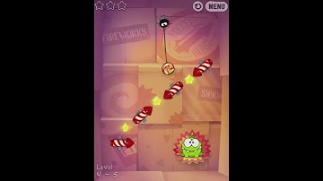 Cut the Rope Experiments 4 5 Walkthrough Rocket Science