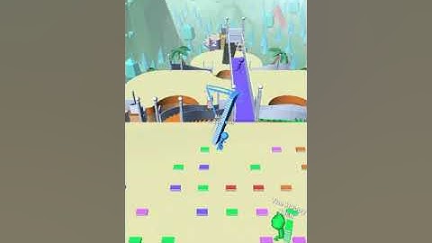 Bridge Race level 478 walkthrough solution|Gameplay||AloneGamestips|#shorts #BridgeRace #tags #sub  