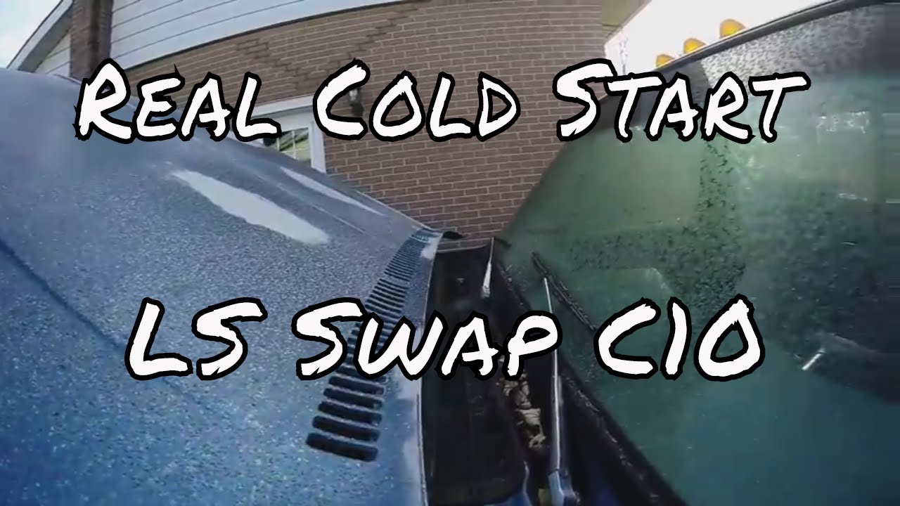 1980 C10 LS swap stepside. REAL COLD START. And Last Update for 2016