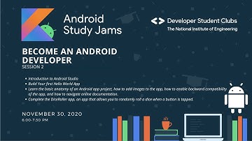 Android Study Jams - Session 2 | DSC NIE