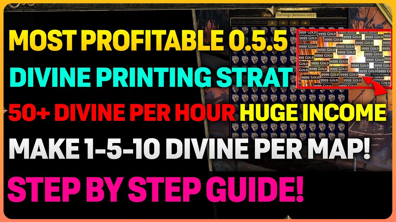 BEST 0.5.5 DIVINE Making Methods That Makes Up To 50+ Divines Per Hour | POE 2