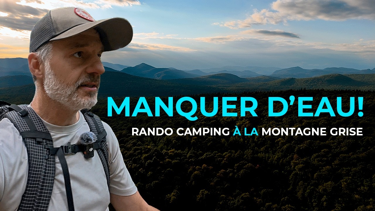 Rando-Camping - Montagne GRISE - Mes réserves d'eau changent mes plans